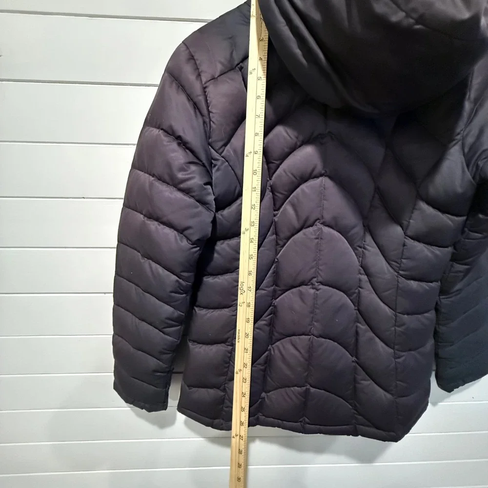 Patagonia Womens Down With It Hooded Puffer Jacket Black Small - Picture 6 of 8